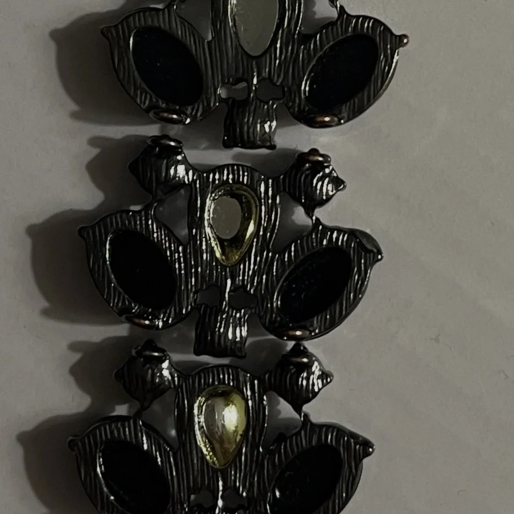 9-Piece Costume Jewelry Bracelet Components Lot w/ Bag DIY‎